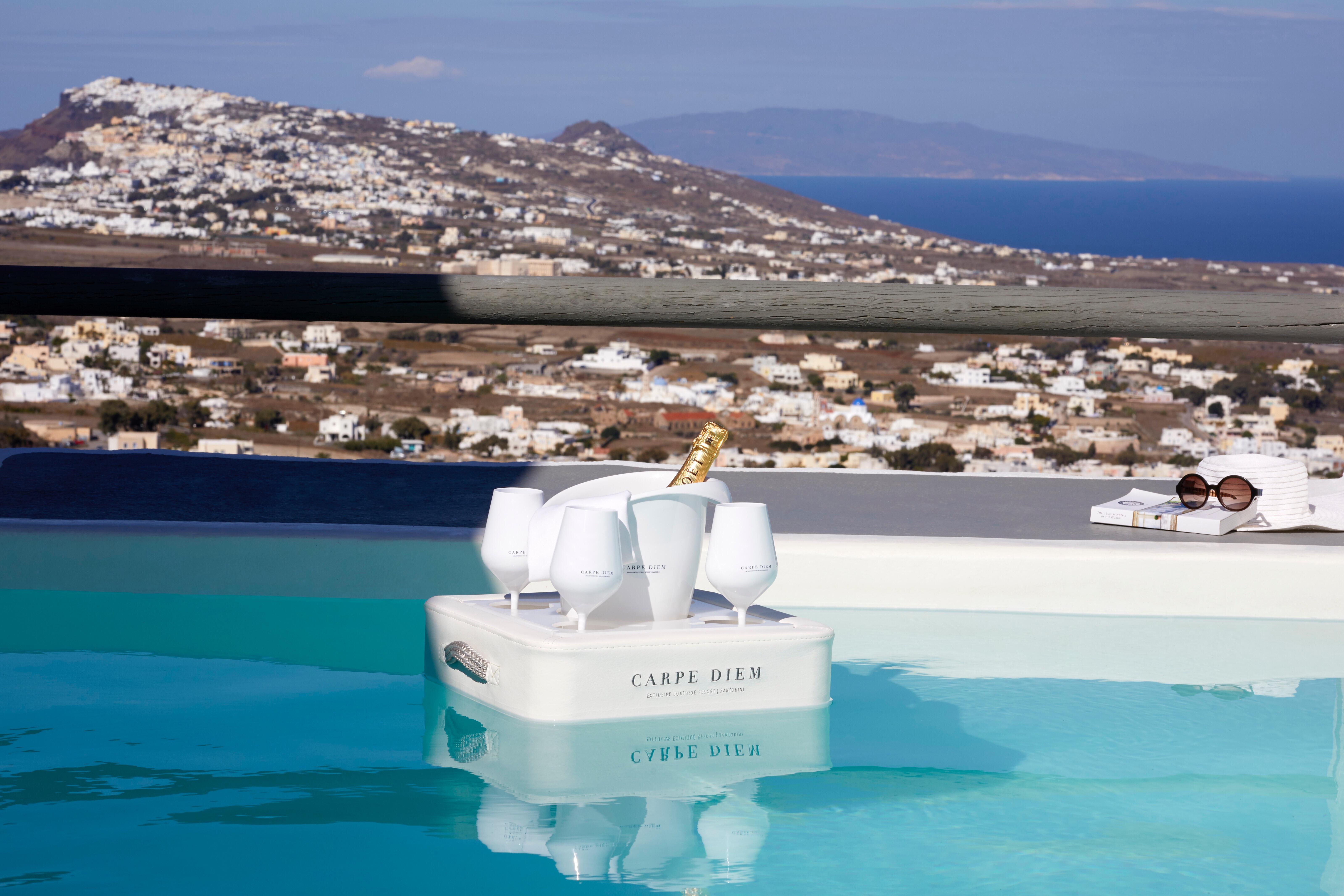 Carpe Diem Santorini Pyrgos Kallistis Luaran gambar