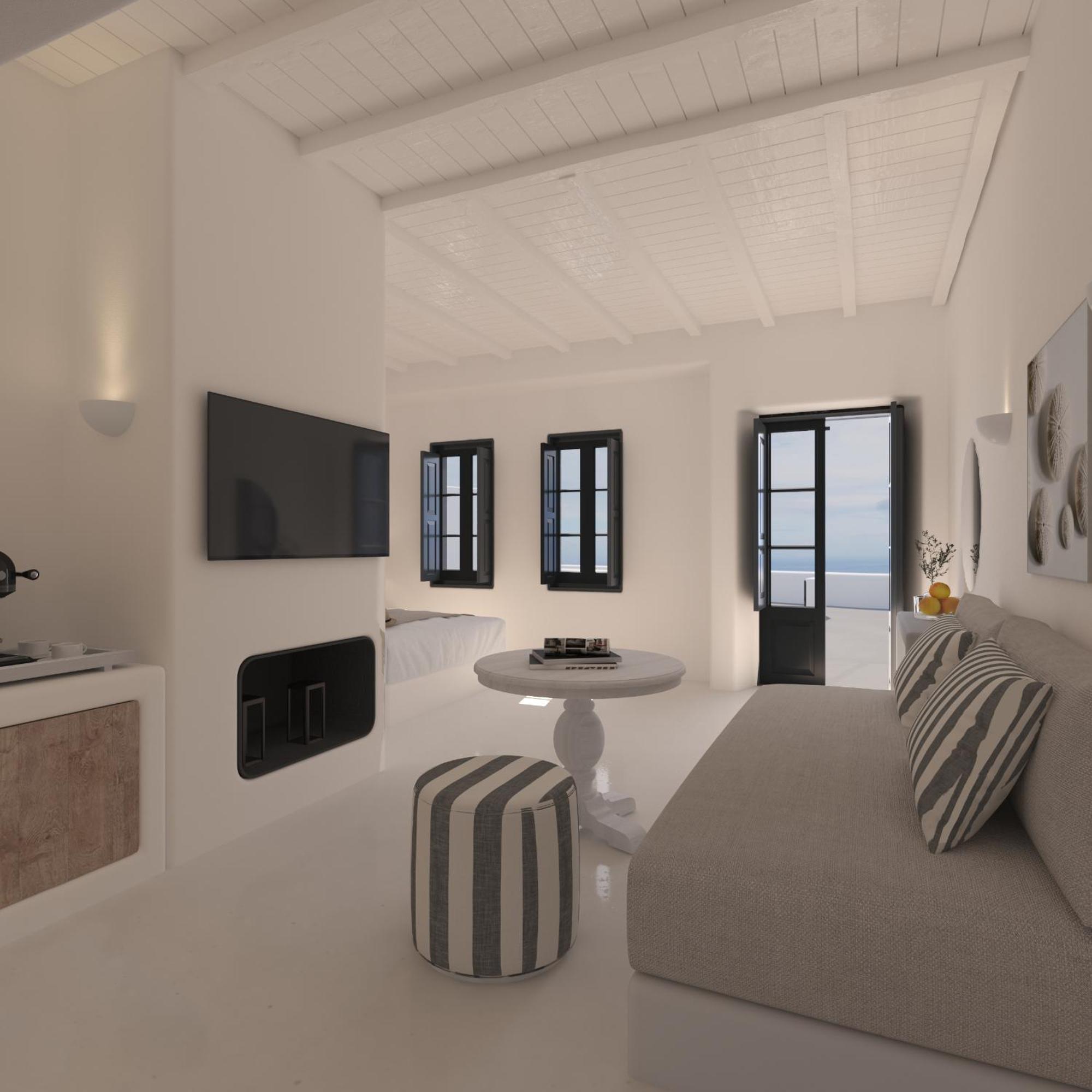 Carpe Diem Santorini Pyrgos Kallistis Luaran gambar