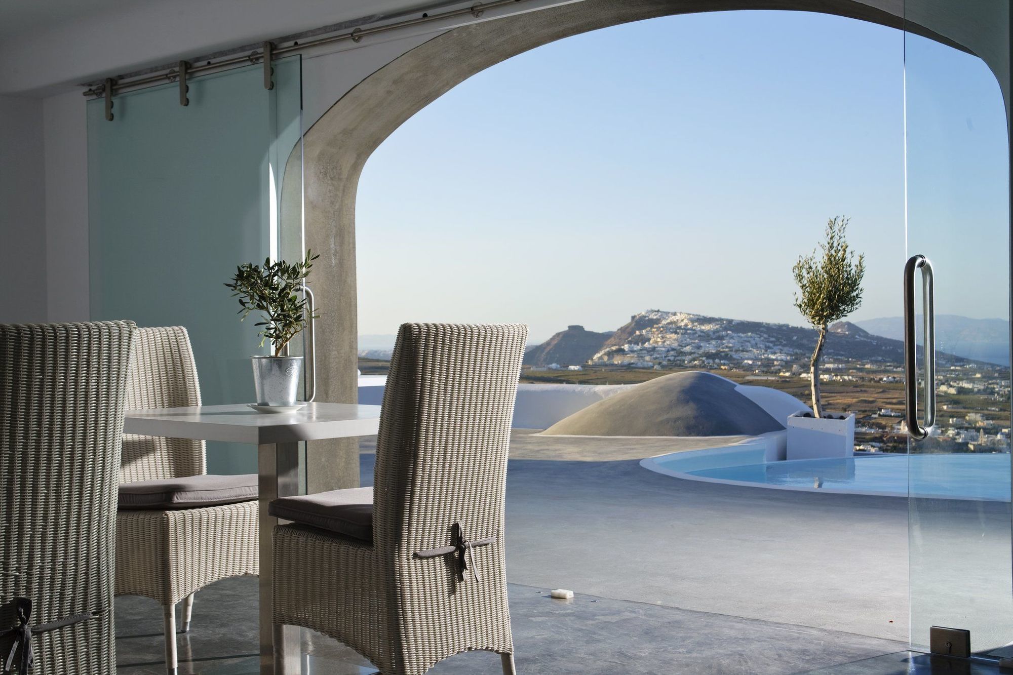 Carpe Diem Santorini Pyrgos Kallistis Restoran gambar